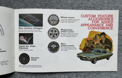 1970 Chevrolet Corvette, Camaro Accessories Brochure - Image 7