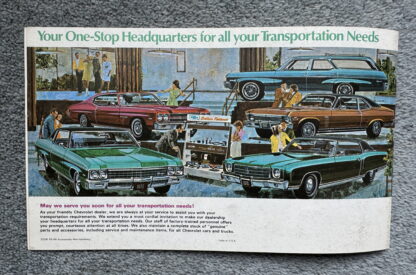 1970 Chevrolet Corvette, Camaro Accessories Brochure - Image 16