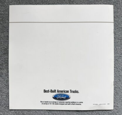 1990 Ford Pickup Truck Ranger F150, F250, F350 Brochure - Image 13