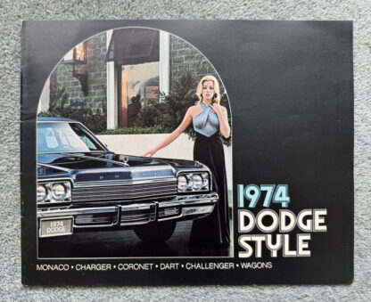 1974 Dodge Range Charger Challenger Coronet Dart Monaco Brochure