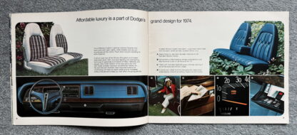 1974 Dodge Range Charger Challenger Coronet Dart Monaco Brochure - Image 5