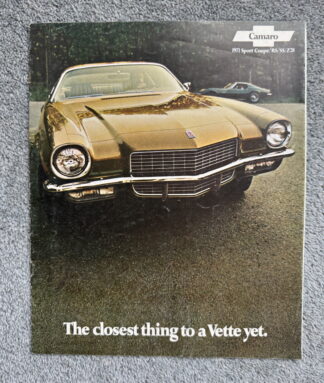 1971 Chevrolet Camaro Brochure