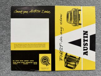 1961 Austin Range Brochure Seven (Mini), A40, A60, A110