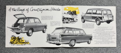 1961 Austin Range Brochure Seven (Mini), A40, A60, A110 - Image 4