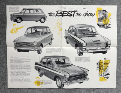 1961 Austin Range Brochure Seven (Mini), A40, A60, A110 - Image 5