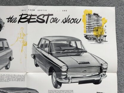 1961 Austin Range Brochure Seven (Mini), A40, A60, A110 - Image 7