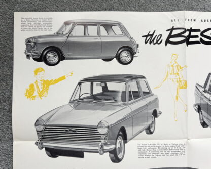 1961 Austin Range Brochure Seven (Mini), A40, A60, A110 - Image 8
