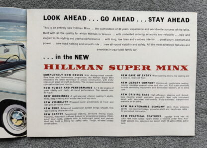 1961 Hillman Super Minx Brochure - Image 3