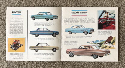 1963 Ford Range Brochure Falcon, Fairlane, Thunderbird, Galaxie, Wagons - Image 2