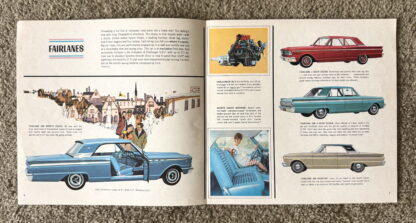 1963 Ford Range Brochure Falcon, Fairlane, Thunderbird, Galaxie, Wagons - Image 4