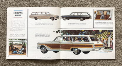 1963 Ford Range Brochure Falcon, Fairlane, Thunderbird, Galaxie, Wagons - Image 5