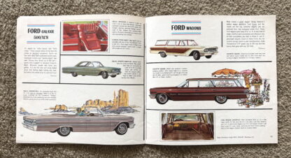 1963 Ford Range Brochure Falcon, Fairlane, Thunderbird, Galaxie, Wagons - Image 7