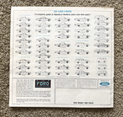 1963 Ford Range Brochure Falcon, Fairlane, Thunderbird, Galaxie, Wagons - Image 9