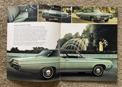1968 Chevrolet Range Brochure Impala, Caprice, Bel Air, Biscayne - Image 2