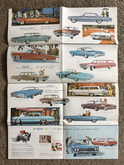 1961 Oldsmobile Range Brochure Classic 98, Super 88, Dynamic 88, F85 De Luxe - Image 8