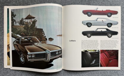 1969 Pontiac Range Brochure Firebird, GTO, Bonneville, Catalina, Grand Prix - Image 9