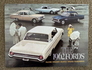 1962 Ford Range Brochure Fairlane, Falcon, Thunderbird, Galaxie, Wagons