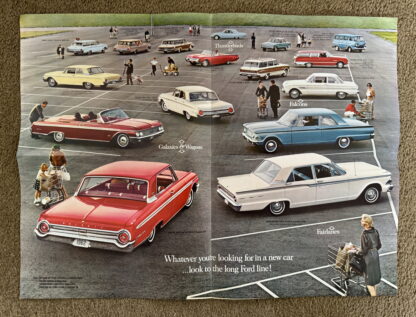 1962 Ford Range Brochure Fairlane, Falcon, Thunderbird, Galaxie, Wagons - Image 5