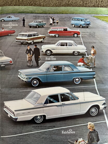 1962 Ford Range Brochure Fairlane, Falcon, Thunderbird, Galaxie, Wagons - Image 6