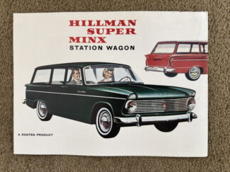 1965 Hillman Super Minx Station Wagon Brochure