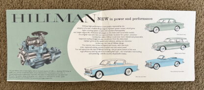 1958 Hillman Minx Brochure - Image 2