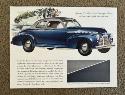 1941 Chevrolet Special, Master De Luxe Range Brochure - Image 18