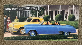 1947 Studebaker Range Brochure Commander Champion Landcruiser