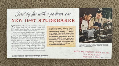 1947 Studebaker Range Brochure Commander Champion Landcruiser - Image 5