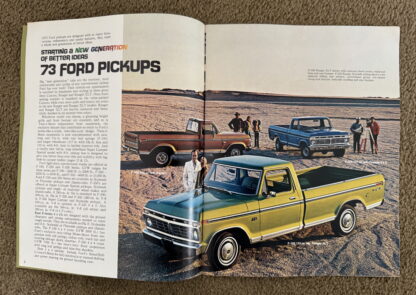 1973 Ford Pickup Truck F100, F250, F350 Brochure - Image 3