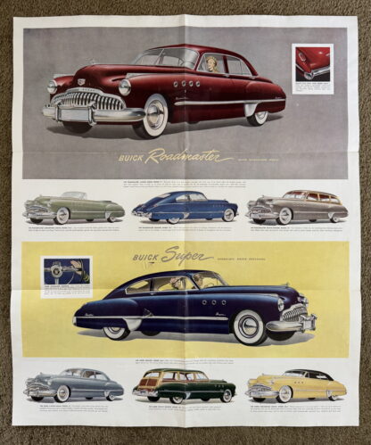 1949 Buick Super Series 50, Roadmaster Series 70 Range Brochure - Image 5