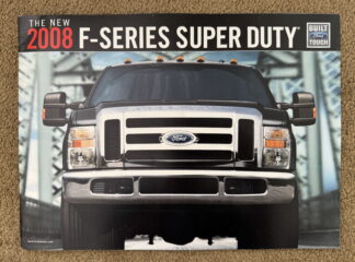 2008 Ford Pickup Truck Super Duty F250, F350, F450 Brochure