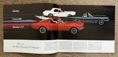 1965 Ford Mustang Brochure - Image 2
