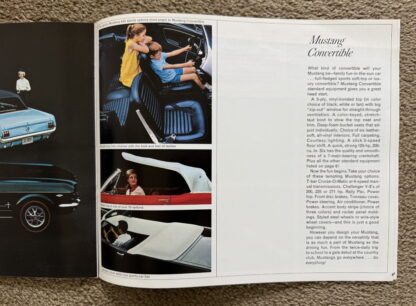 1965 Ford Mustang Brochure - Image 8
