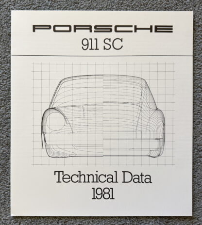 1981 Porsche 911SC Brochure - Image 17