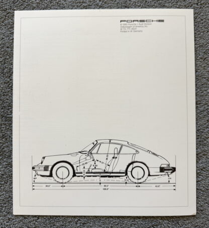 1981 Porsche 911SC Brochure - Image 19