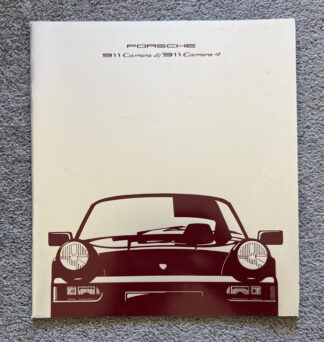 1990 Porsche 911 Range Brochure