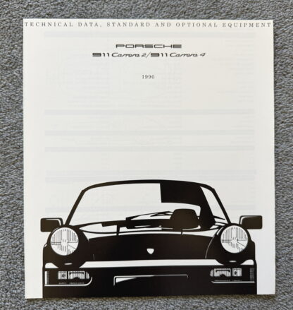 1990 Porsche 911 Range Brochure - Image 17