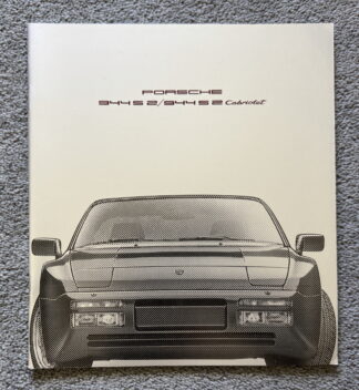 1991 Porsche 944 S2 Range Brochure