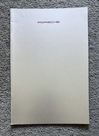 1992 Porsche Range Brochure, 968, 911 928