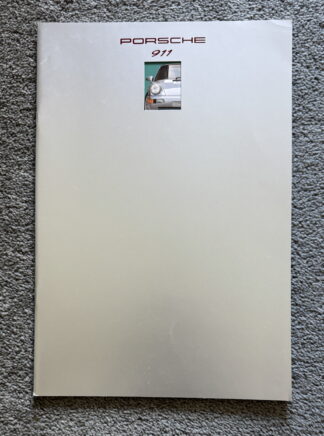 1993 Porsche 911 Carrera 2, 4 Brochure