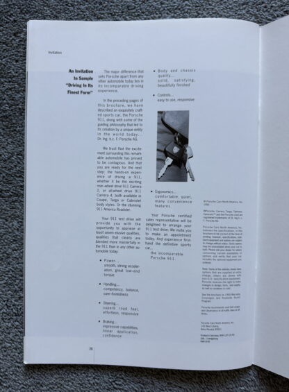 1993 Porsche 911 Carrera 2, 4 Brochure - Image 17