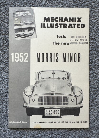 1952 Morris Minor Brochure