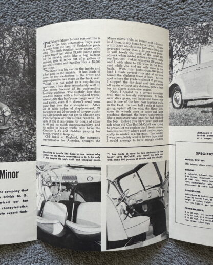 1952 Morris Minor Brochure - Image 4