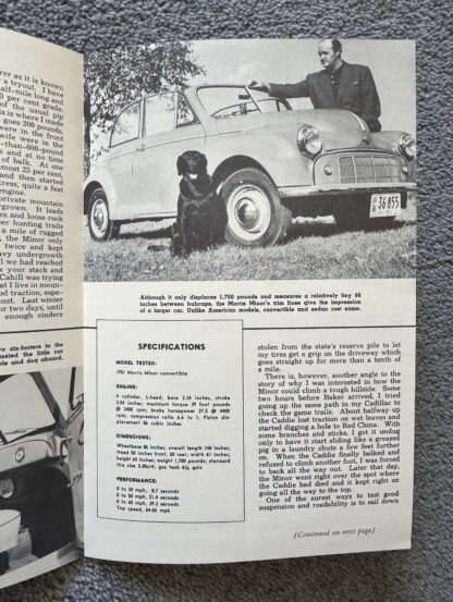 1952 Morris Minor Brochure - Image 5