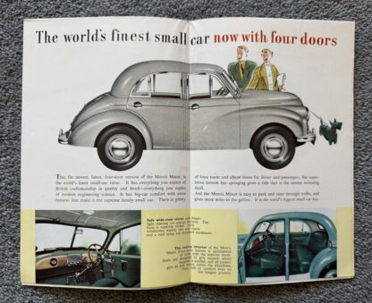 1950 Morris Minor, Oxford, Six Brochure - Image 2