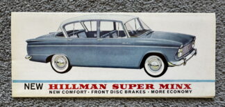 1962 Hillman Super Minx Brochure
