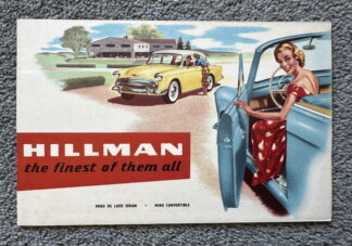 1956 Hillman Minx Brochure