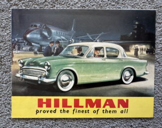 1956 Hillman Minx Brochure