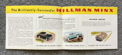 1956 Hillman Minx Brochure - Image 2