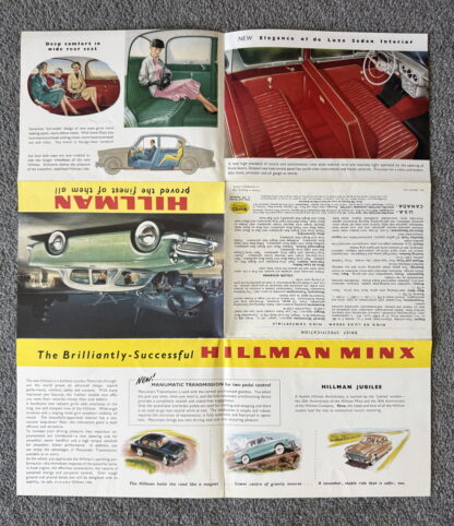 1956 Hillman Minx Brochure - Image 9